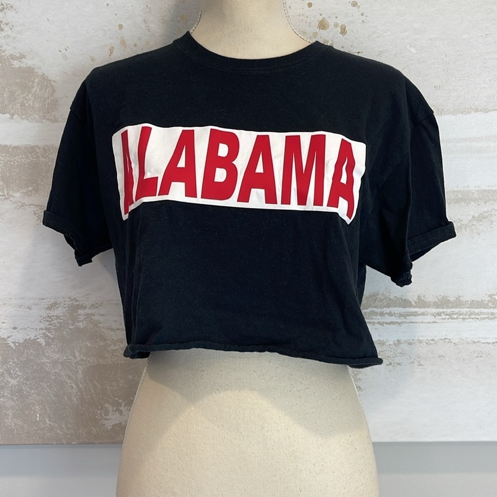 ALABAMA cropped black Tee